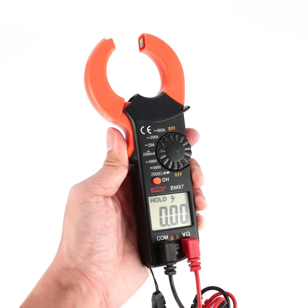 SZBJ BM87/BM88 Цифровой DC/клещи переменного тока портативный мультиметр Вольт Ампер