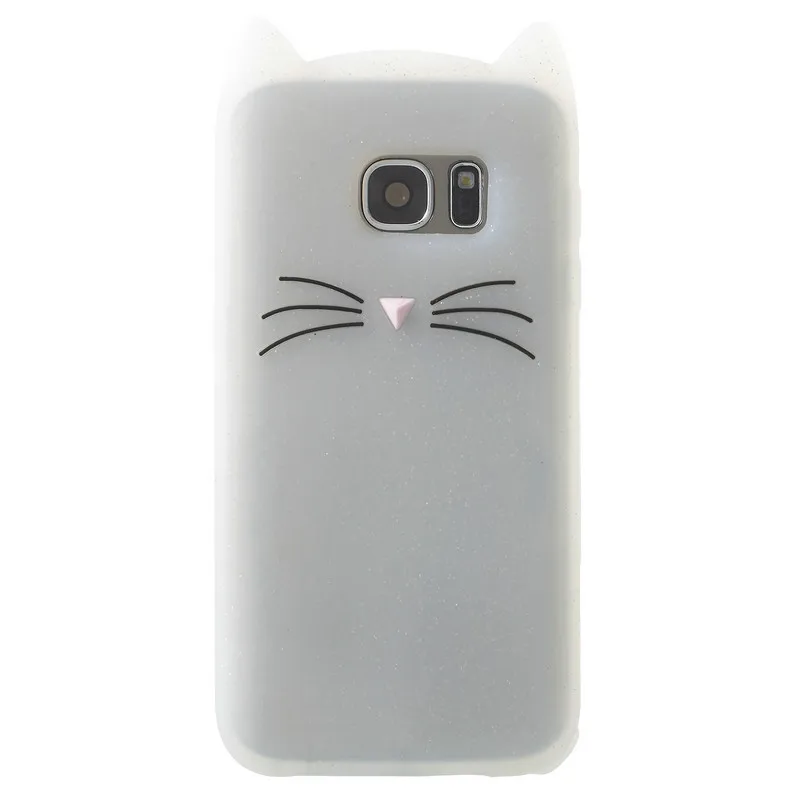 Чехол с котом для телефона Samsung Galaxy A31 A51 S5 S6 S7 Edge S8 S9 S10 Plus J3 2016 J5 Pro J7 2017 силиконовый