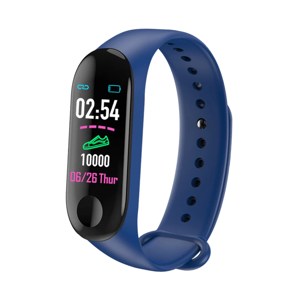 Smart Watch Bracelet 0.96Inch TFT Display Silicone Strap Waterproof Wristwatch NK-Shopping | Электроника