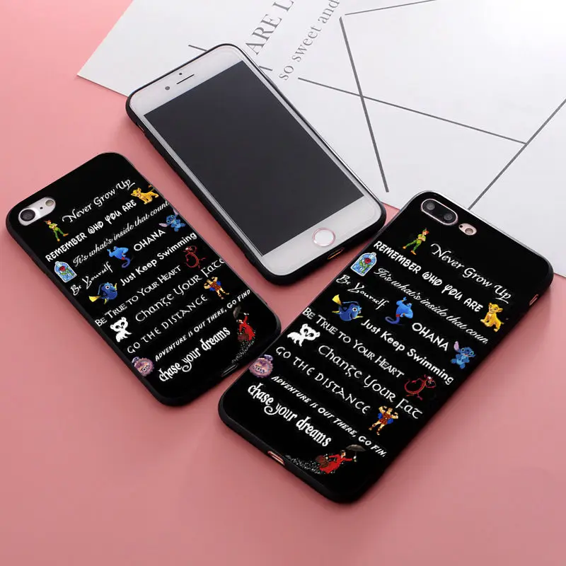 Lilo Ститч чехол Ohana Мягкий силиконовый чехол для телефона для iPhone 11 Pro X 5 S 5S XR XS Max 6 6S 7 8 Plus чехол Fundas Capinha Coque