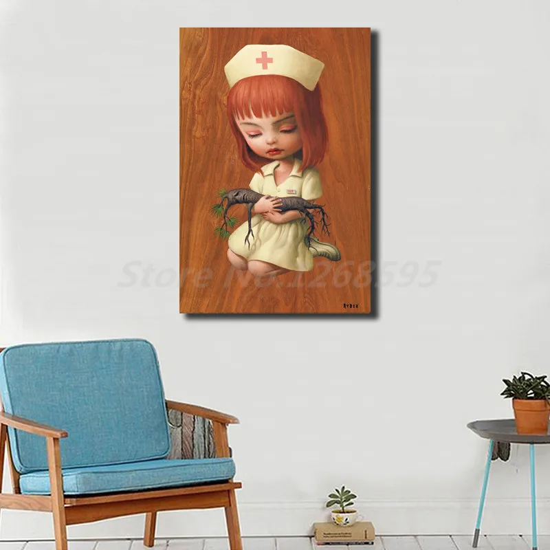 Постеры на холсте Mark Ryden Tree Show Nurse Sue HD с принтами настенная живопись декоративная