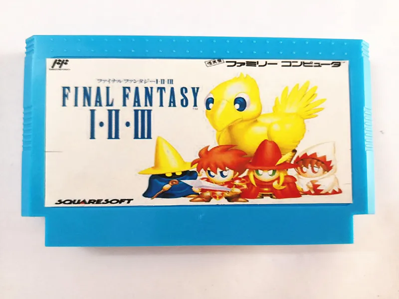 

Top quality 60 Pin 8 bit Game Cartridge 6 in 1 with FINAL FANTASY I, II, III REMIX-- Series Battery Save