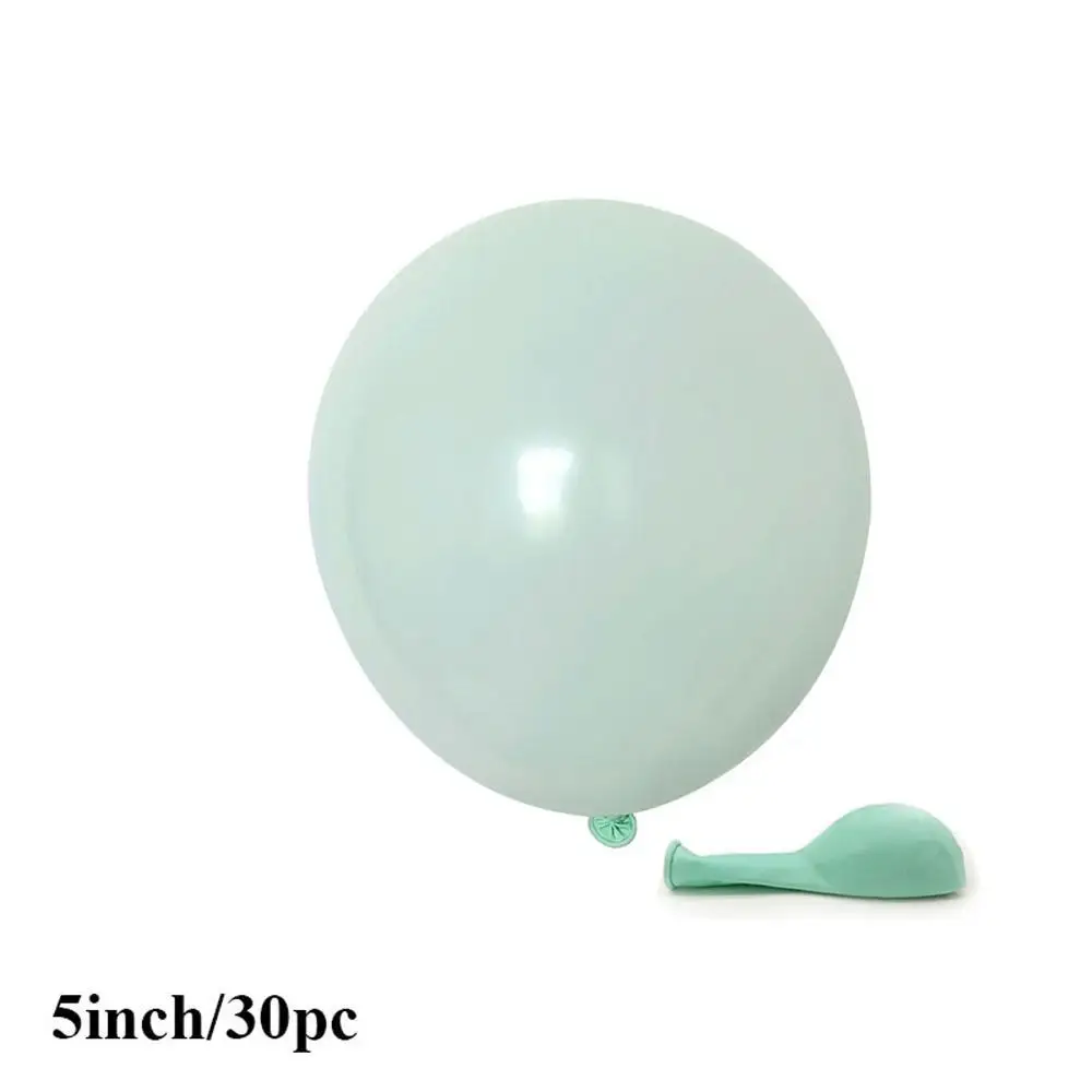 tifanny blue 5inch 30 шт. макароны шары из латекса балони День рождения воздушные шарики в виде леденцов День Рождения украшения девочка мальчик ребенок душ свадьба Golobos - Цвет: tifanny blue 5inch