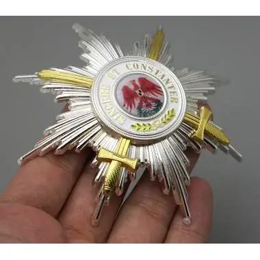 Эмблема Red Eagle 1 го класса с мечами грудь Star2| |