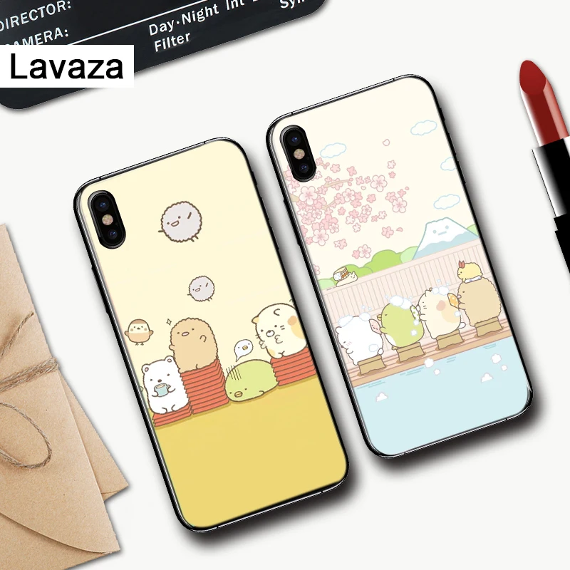 Силиконовый чехол sumikko gurashi Rilakkuma для iPhone 5 5S 6 6S Plus 7 8 11 Pro X XS Max XR | Мобильные телефоны