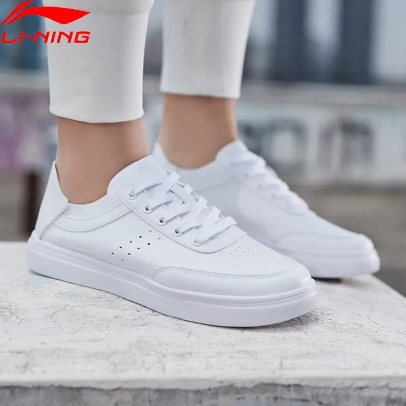 Li-Ning Для женщин переделать классические кроссовки Lifestyle светильник Вес Гибкая подкладка удобная спортивная обувь кроссовки AGCP062 YXB302