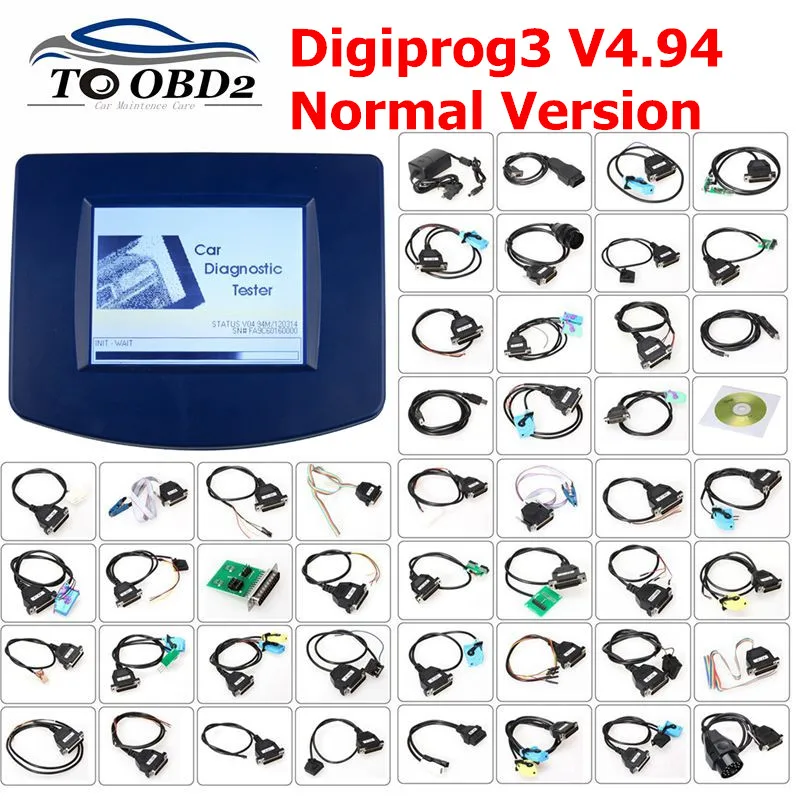 Программатор одометра Digiprog3 полный комплект оригинальный ЦП FTDI Digiprog 3 V4.94