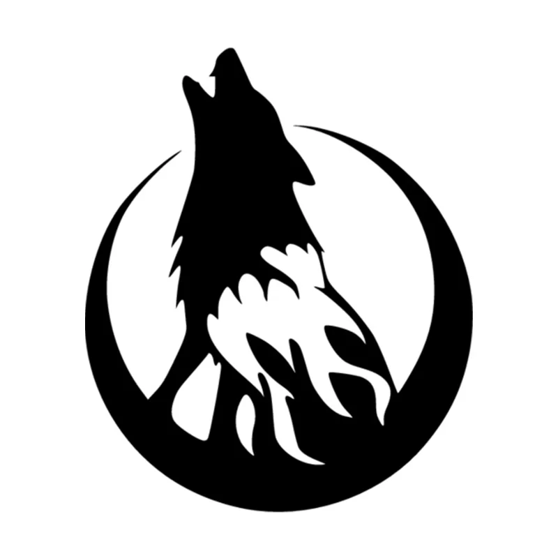 Wolf Funny Car Sticker Auto Products Motorcycle Goods Howling Animal Cars Styling Decals Vinyl Waterproof Creative Decoration | Автомобили