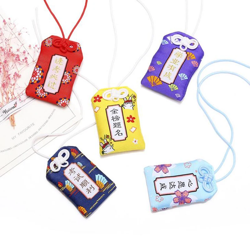 1 шт. японская традиционная подвеска Omamori Fortune Love Study Success In Wok Safety Health Good Luck милый подарок вечерние сувениры