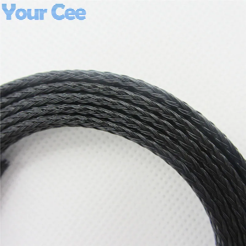 1 м Автоматическая оплетка провода нейлоновая кабеля 10 мм черный | Электронные