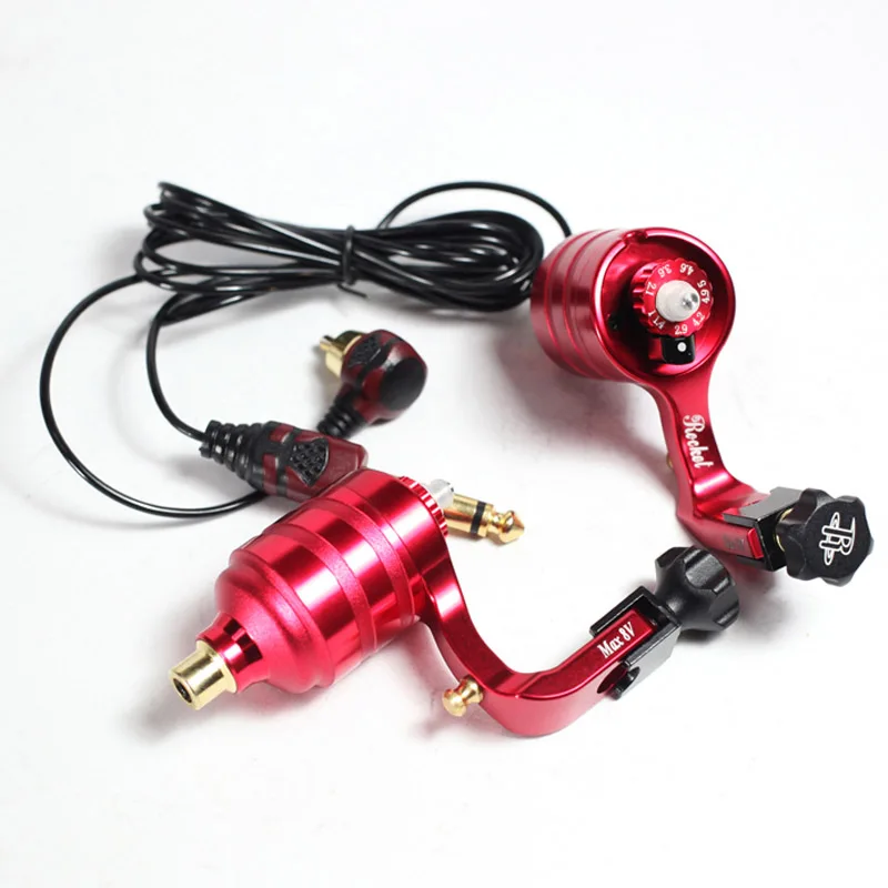 Tattoo Machine Ракета тату машина RCA зажим шнур машина прямой привод татуировки пистолет регулируемый ход татуировки машины Mabuchi двигатель татуировки машина - Цвет: Tattoo Machine