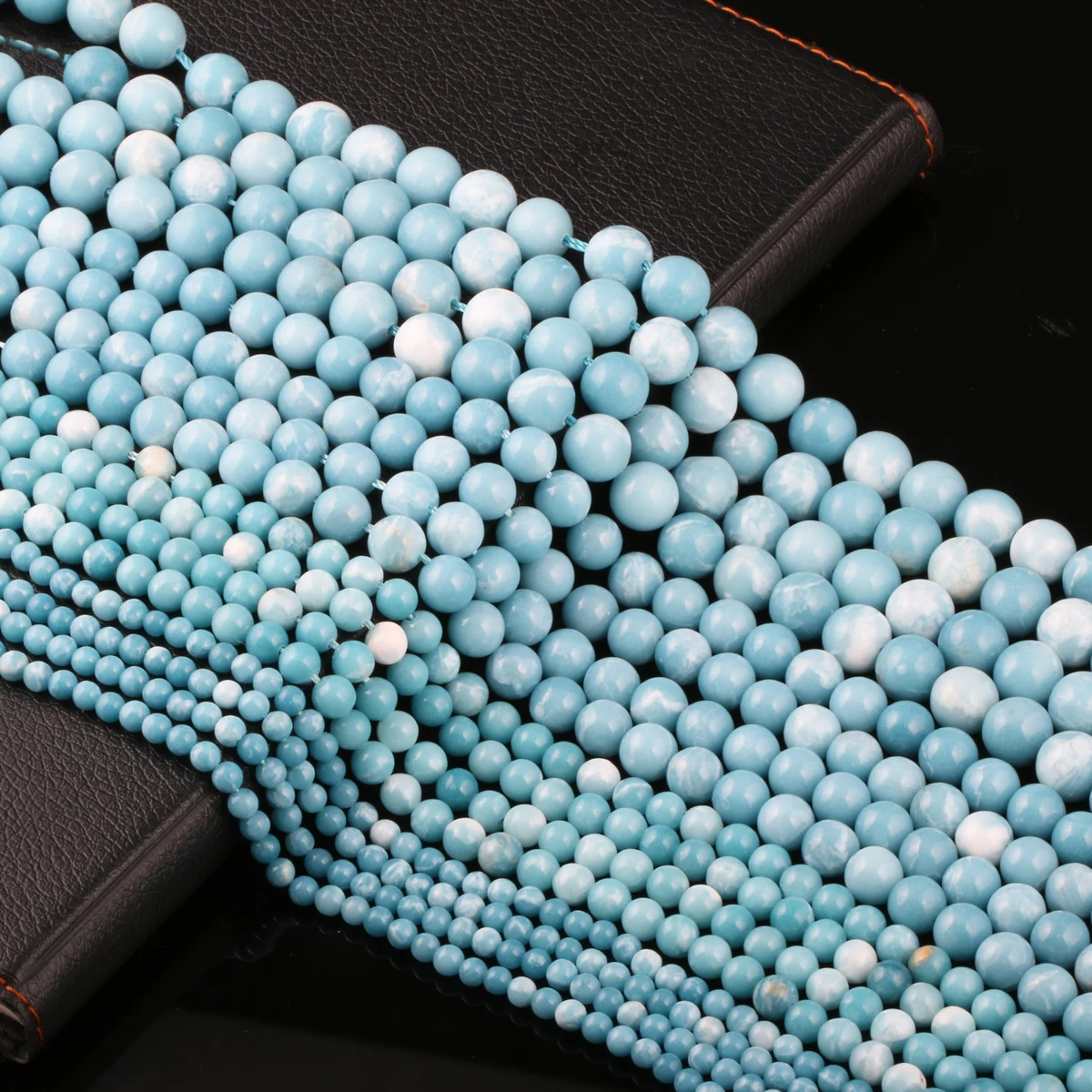 Лидер продаж дизайнерские украшения своими руками камень Beads4/6/8/10/12 мм круглый шар поделки из бисера Выводы Круглый браслет из каменных бус