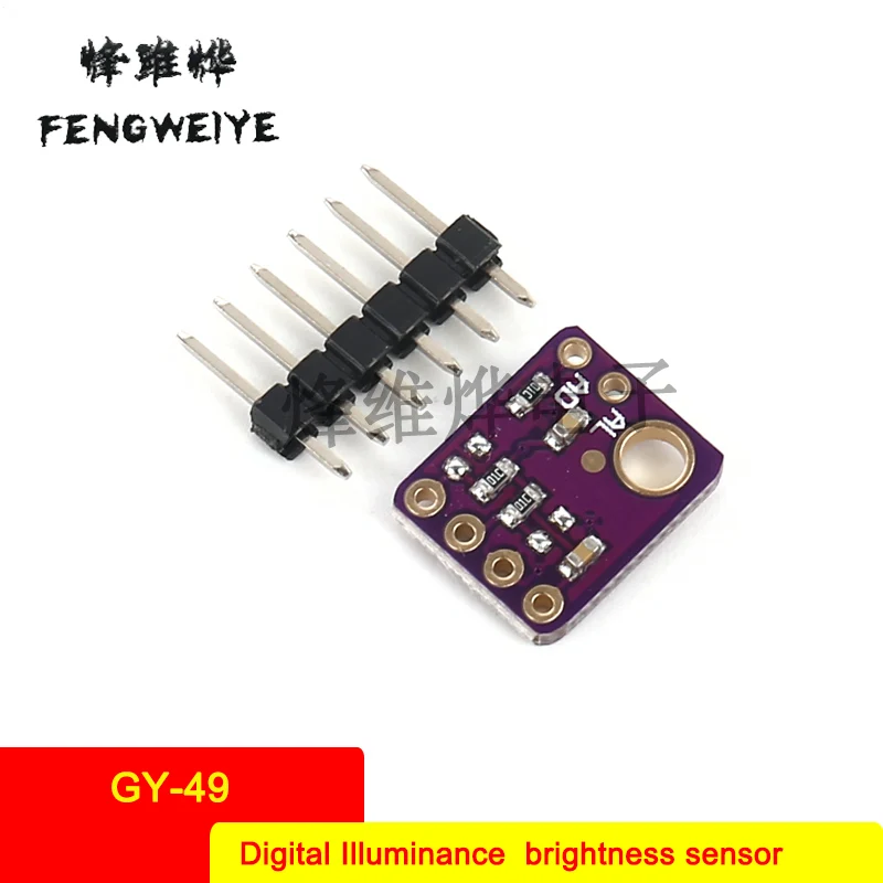 Панель GY-49 MAX44009 цифровой модуль датчика интенсивности света с интерфейсом i2c