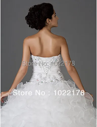 Ball Gown Sweetheart Strapless Floor-length Taffeta And Organza Wedding Dress | Свадьбы и торжества