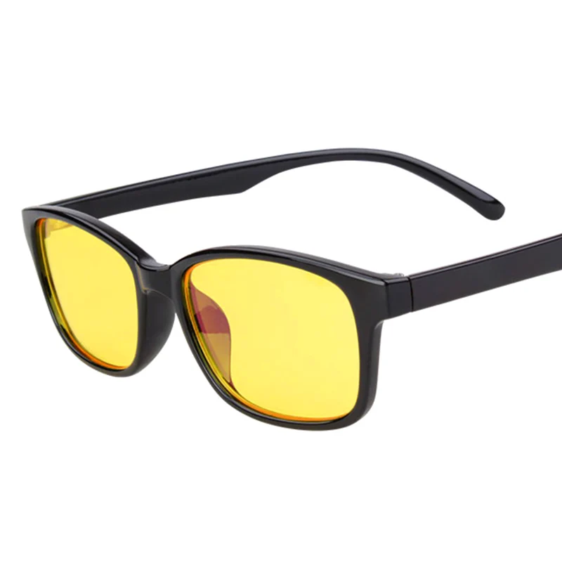 Matte Black Yellow Анти-синий светильник, очки для женщин и мужчин, очки для компьютерных игр, UV400, защита глаз, блокировка синих лучей, уменьшает напряжение глаз, улучшает сон - Цвет оправы: Matte Black Yellow