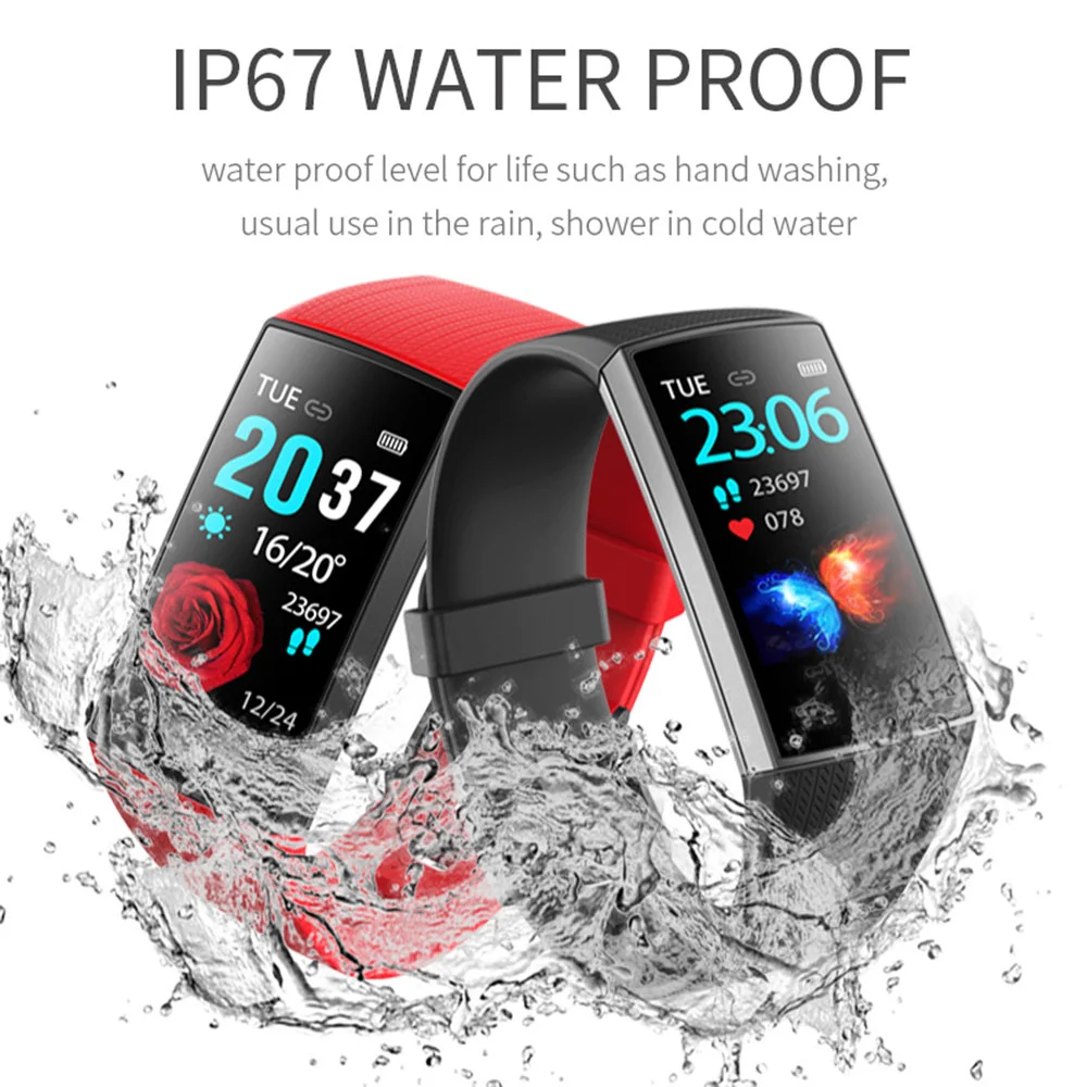 CY11 умный Браслет монитор сердечного ритма шагомер цветной экран спортивные