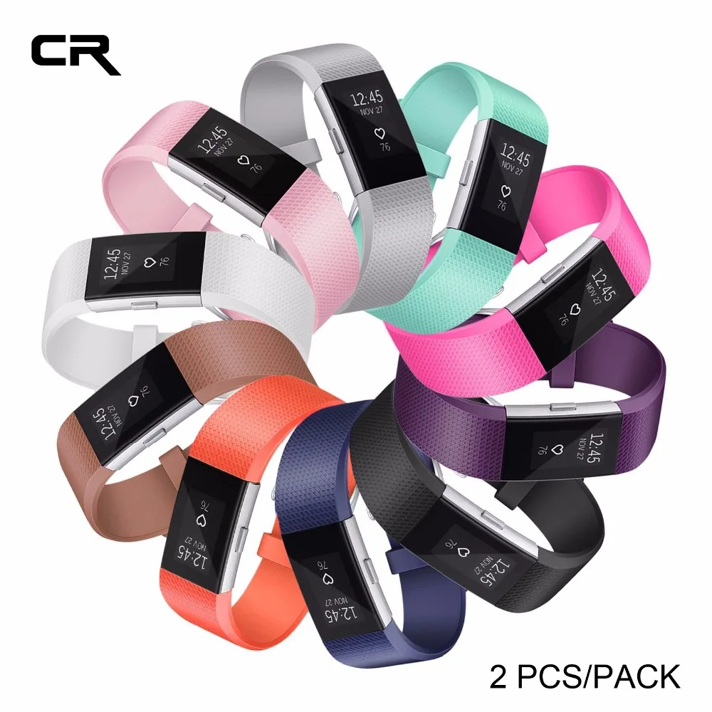 Мягкие силиконовые сменные ремешки для умных часов Аксессуары браслета Fitbit Charge