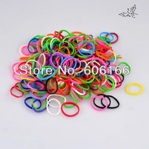 Горячая смесь цветов 2400 шт. разноцветные резиновые Loom Bands Интимные аксессуары DIY