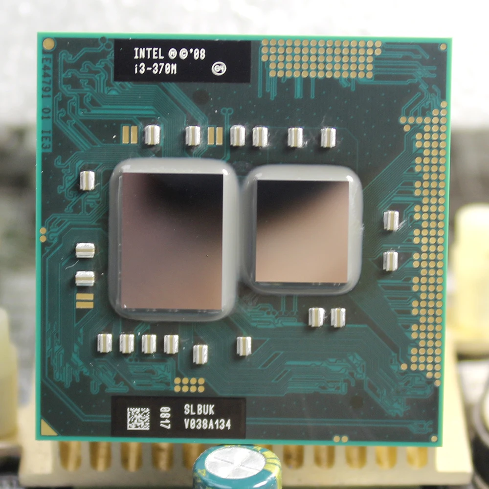 Intel core I3 370 м 3 м Кэш 2,4 ГГц двухъядерный Разъем G1 Ноутбук Процессор