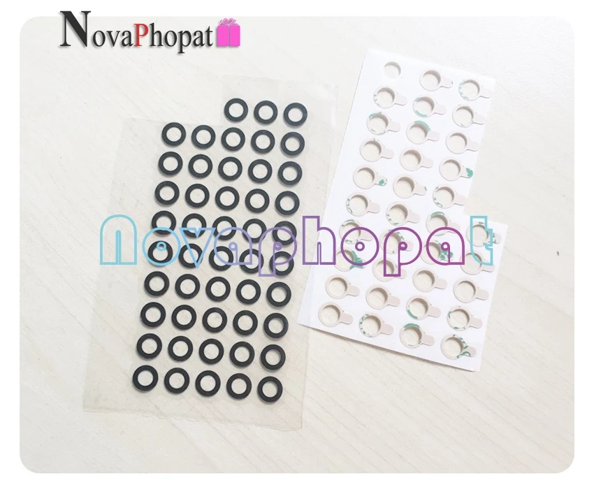 Объектив Novaphopat задний стеклянный черный для Iphone 6 6S 6G 6P 7 7G 7P 8G 8 8P + Plus X XR XS
