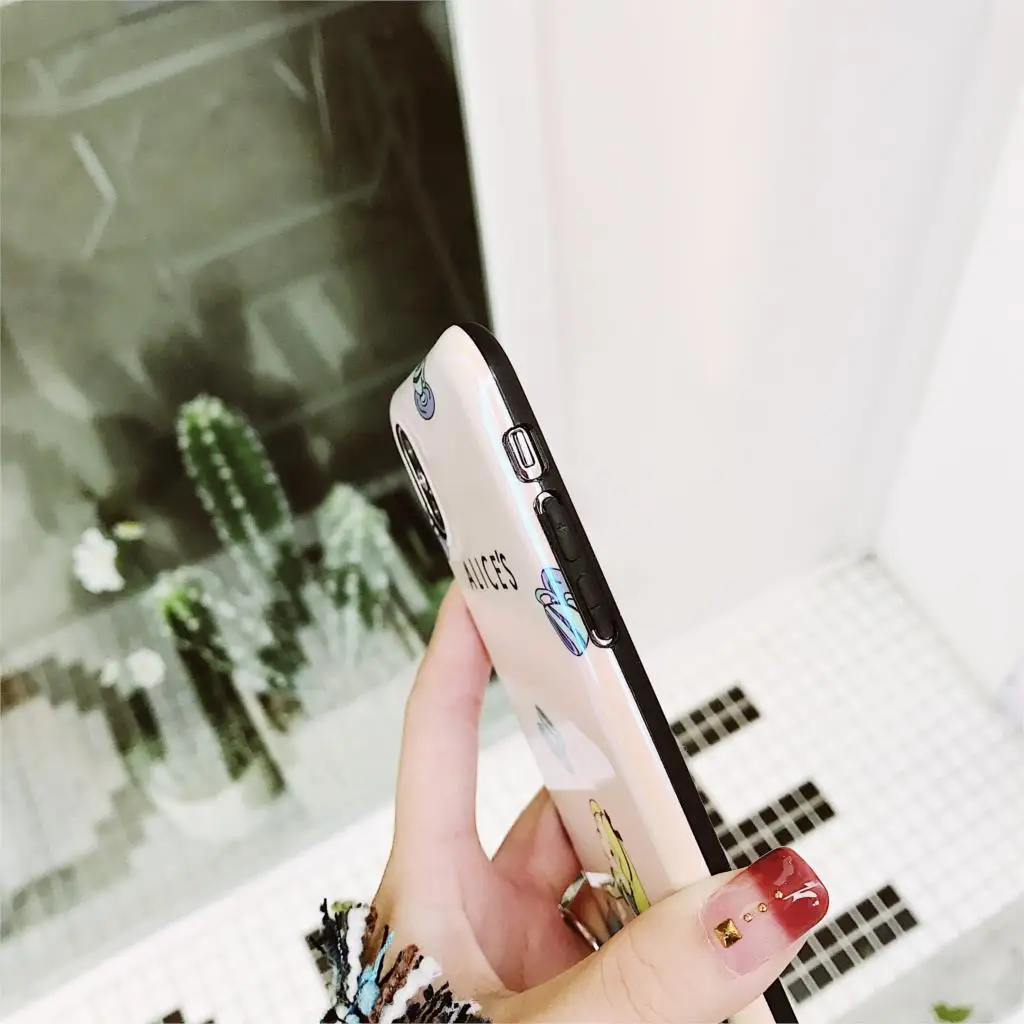 Классический мультфильм аниме Disneys Алиса в стране чудес пара Чехлы для iPhone 6 6s 7 8