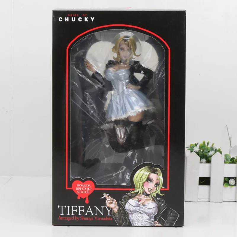 20cm in box 7''18cm детская игра Невеста Чаки ужас bisuhujo статуя призрак ребенок ПВХ фигурка Коллекционная модель игрушки подарки на Хэллоуин - Цвет: 20cm in box