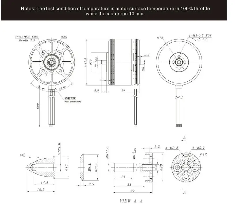 SUNNYSKY X4112S 340KV 450KV Outrunner бесщеточный двигатель для многороторного самолета многоосевой дисковый двигатель