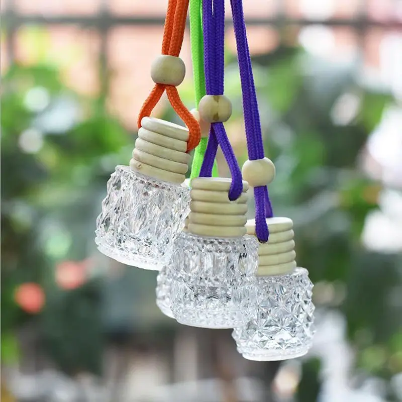 

Hanging Car Perfume Bottles Car Pendant Accessories Bottle Empty Glass Bottle F20172194
