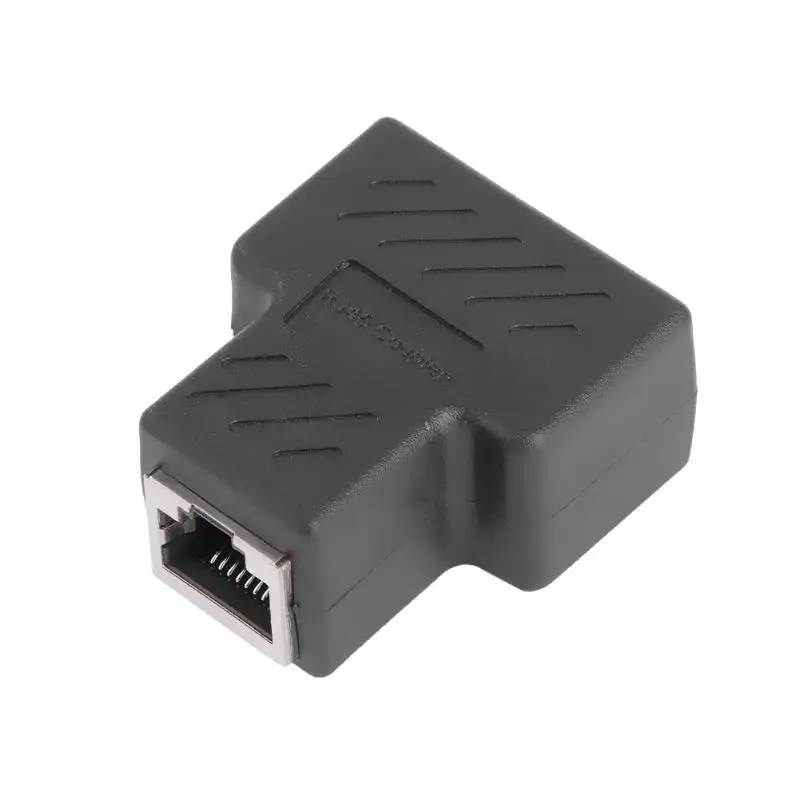 ALLOYSEED RJ45 Сплиттер Адаптер от 1 до 2 двойной женский порт CAT5/CAT 6 LAN Ethernet Sockt сетевые
