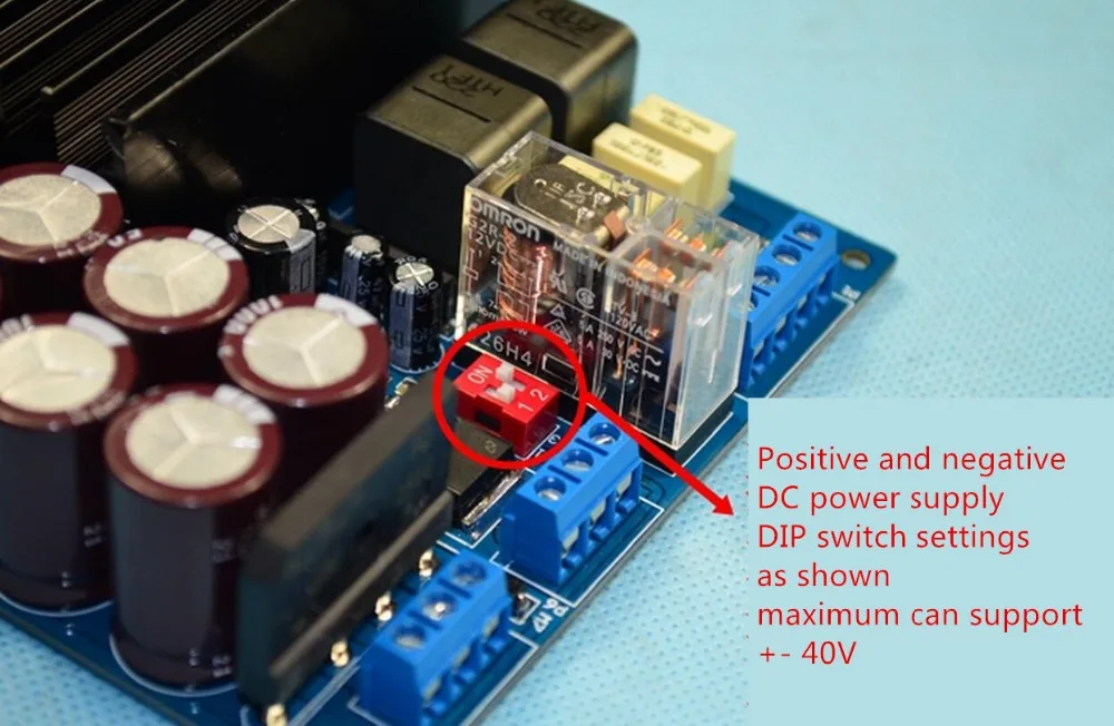 Новое обновление TDA8954 HIFi D Класс двухканальный 210 Вт+ 210 Вт BTL OMRON Реле готовой Усилитель мощности доска F3-001