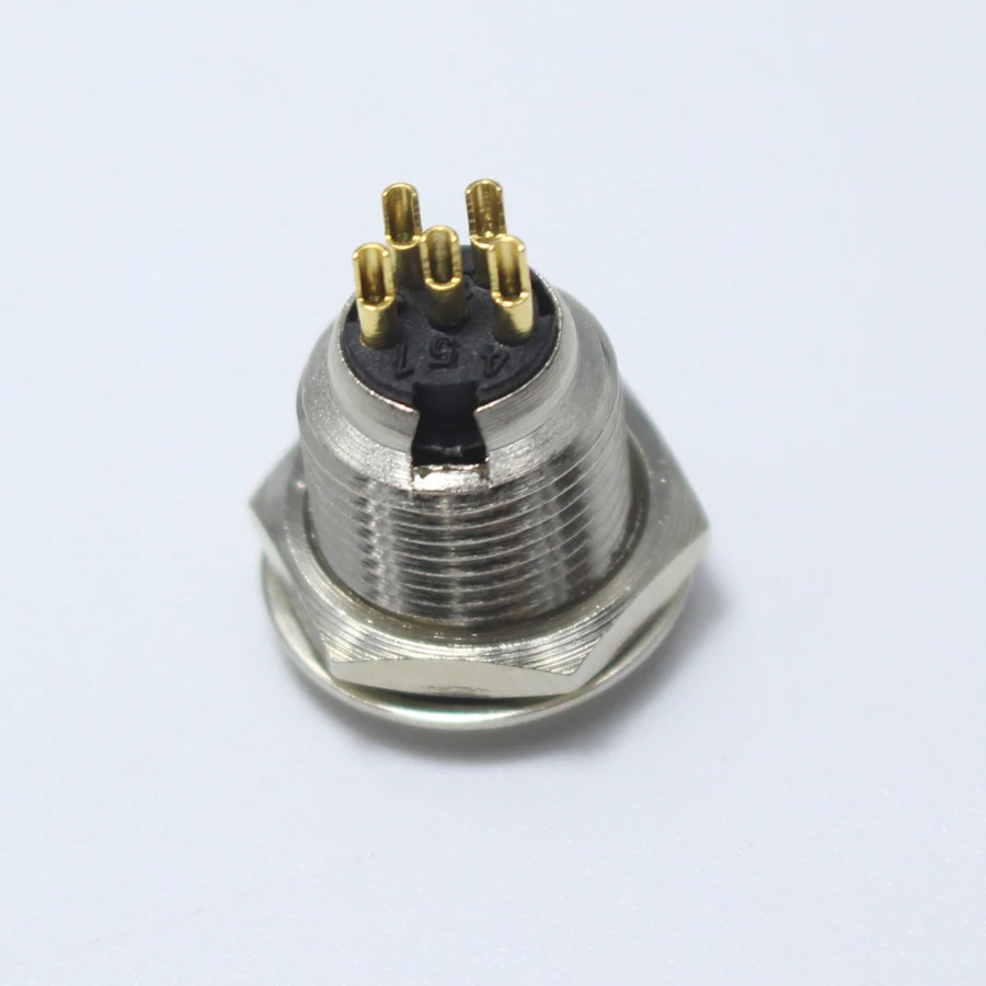 1 компл. Mini XLR 5-контактный штекер + гнездовой разъем 5 P Аудио Микрофон монтаж шасси