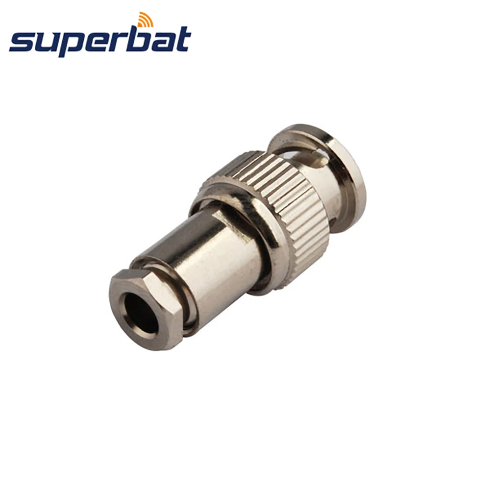 Superbat Mini BNC зажимной штекер RF разъем для коаксиального кабеля LMR100 RG316 RG174|connectors for