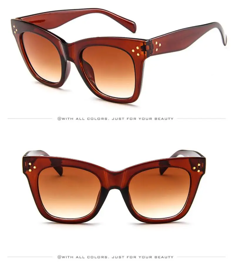 C5 Brown DCM модные квадратные леопардовые солнцезащитные очки, винтажные женские брендовые дизайнерские очки с пластиковой оправой, женские солнцезащитные очки Oculos De Sol Feminino UV400 - Цвет линз: C5 Brown