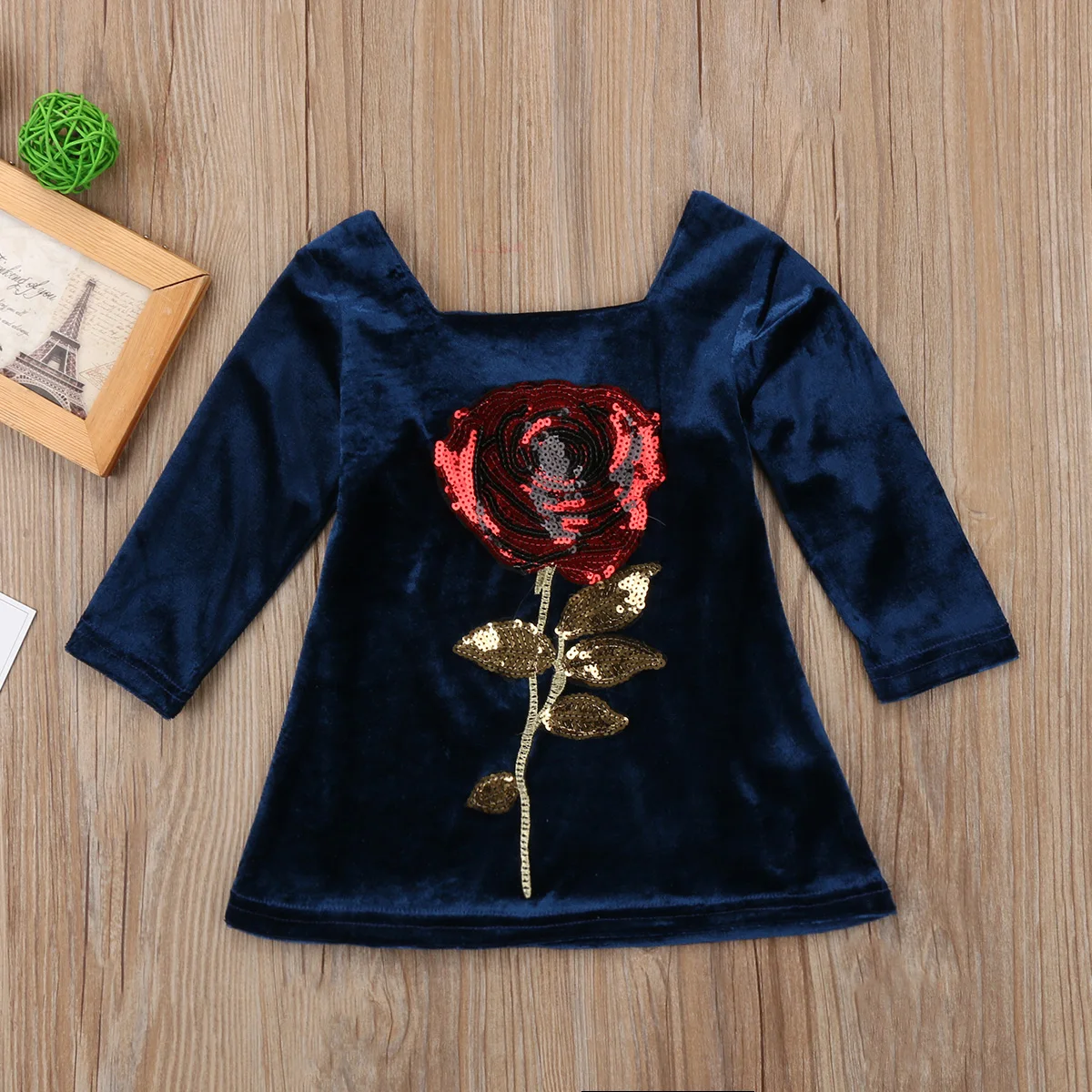 2018 платье для маленьких девочек с цветами розы платья цветочными Блестками