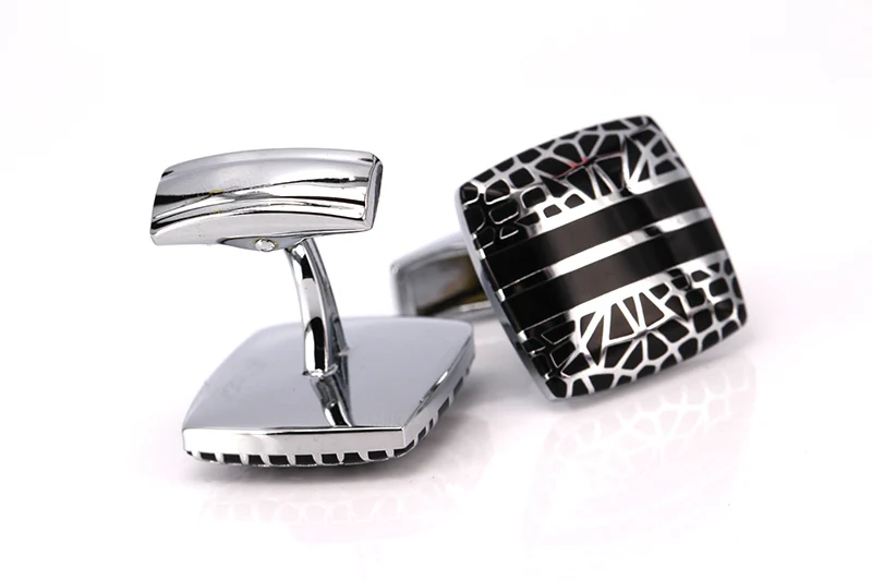 C-MAN Luxury French Brand Cufflinks for mens Jewelry Hot Sale Spider web Designer Fashion Cuff Links Wedding | Украшения и