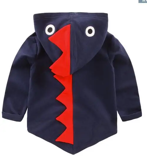 Свитер с объемным динозавром для мальчиков Новинка 2017 года Весенняя Детская