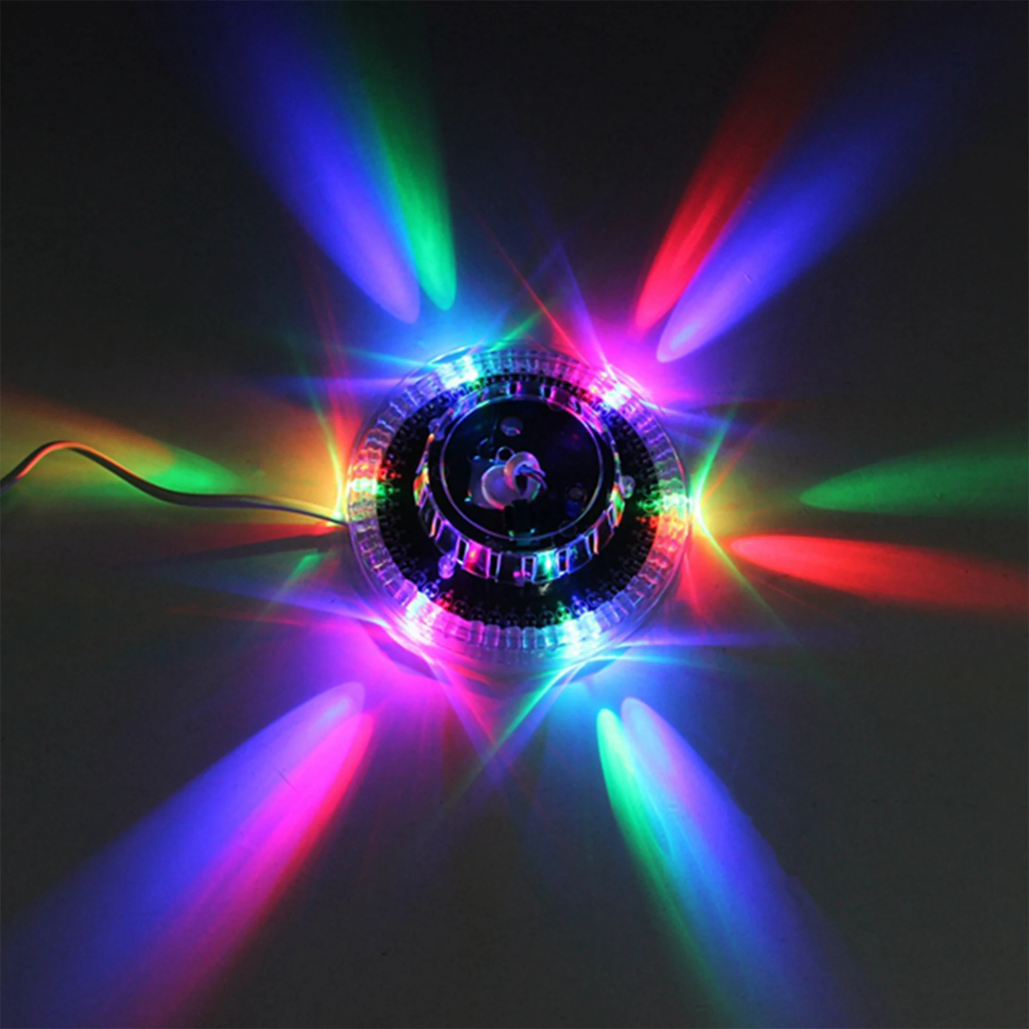 Портативный лазерный проектор UFO сценический светильник s 8 Вт rgb 48 led Подсолнух