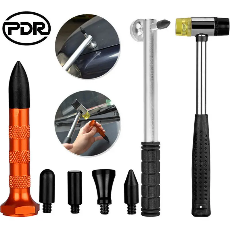 

PDR Tools Paintless Dent Removal Tool Kit for Automobile Body Motorcycle Refrigerator car dent repair tools kit with tool bag