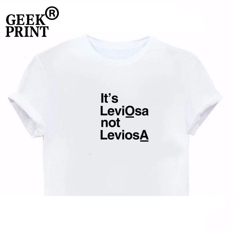 Женская футболка В магическом стиле it LEVIOSA NOT модная в Харадзюку Прямая