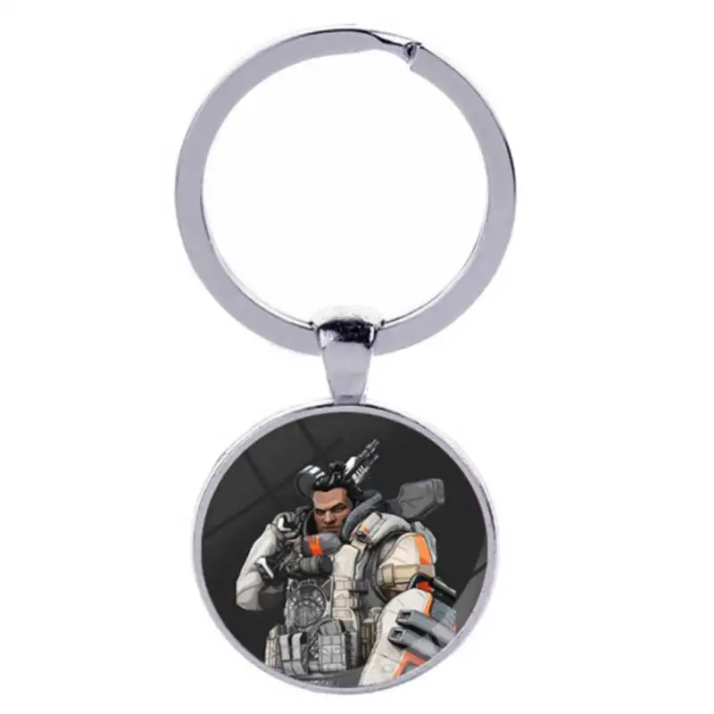 15 Новинка, брелок для ключей Apex legends, модель из сплава, игрушки Apex, Горячая игра, аксессуары, фигурка, металлический брелок для ключей, подарки для детей на день рождения - Цвет: 15