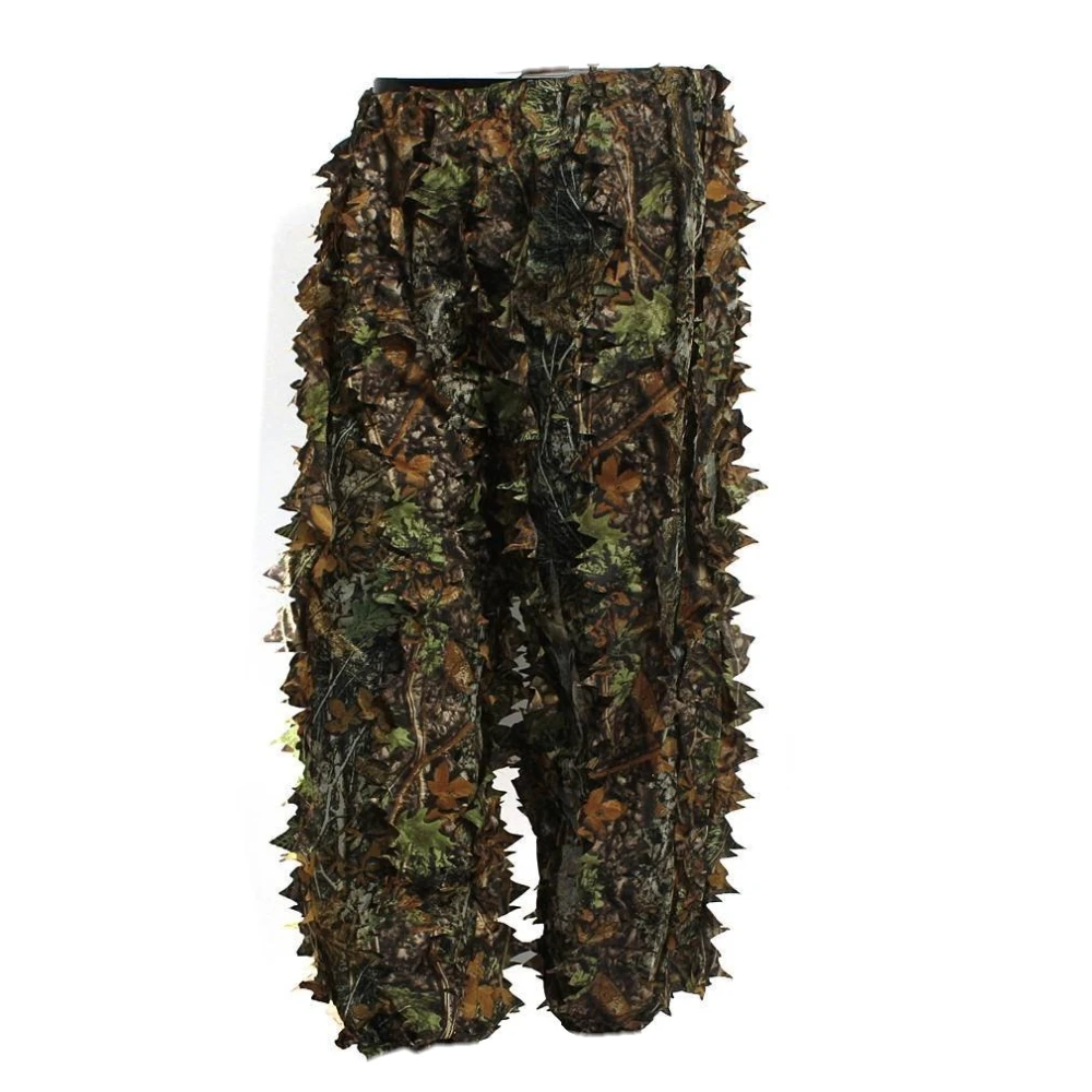 

3D Leafy Tactical Ghillie Suit Woodland Camo Camouflage Clothing Jungle Hunting (Cloth + Pants )