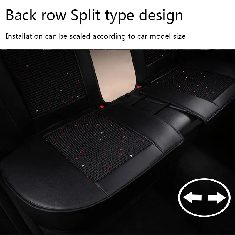 (Передняя Задняя часть) роскошные кожаные чехлы для сидений автомобиля подушка