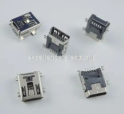 Мини USB 5Pin женский фоторазъем 50 шт.|connector 5pin|connector smtconnector female |