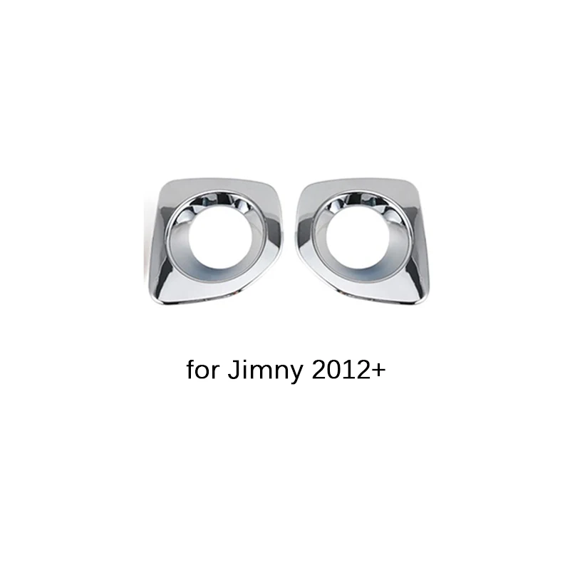 Fog Light Chrome BAWA автомобильные наклейки для Suzuki jimny 2007-, передний противотуманный светильник, защитная крышка, наклейки, аксессуары для Suzuki jimny - Название цвета: Fog Light Chrome