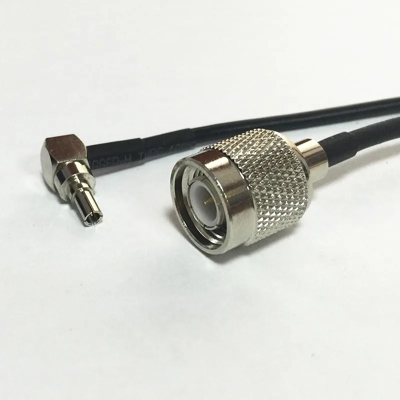 Новый беспроводной модем кабель TNC штекер переключатель CRC9 правый угол разъем RG174