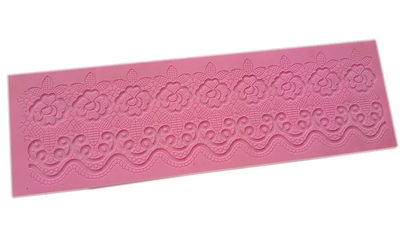 Silicone Cake Tools Lace Mat Mold Wedding Flower Embossing Decorating Baking | Дом и сад