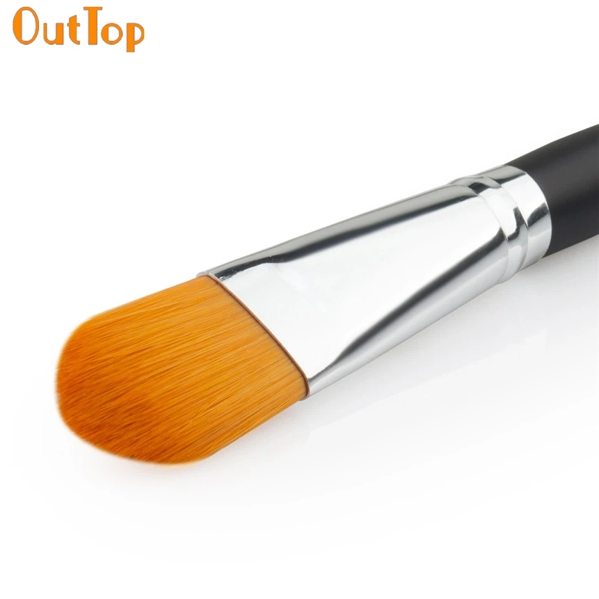 OutTop Beauty Fashion 1 шт. деревянная ручка нейлоновая пудра для волос кисть основы макияж