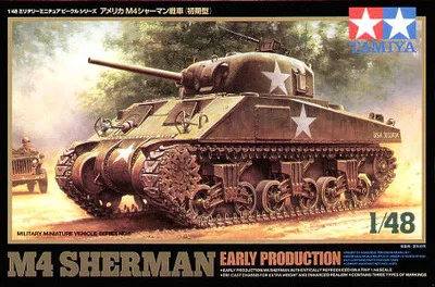 Тамия 32505 1/48 M4 Sherman Раннее Производство Военная сборка AFV модель строительные