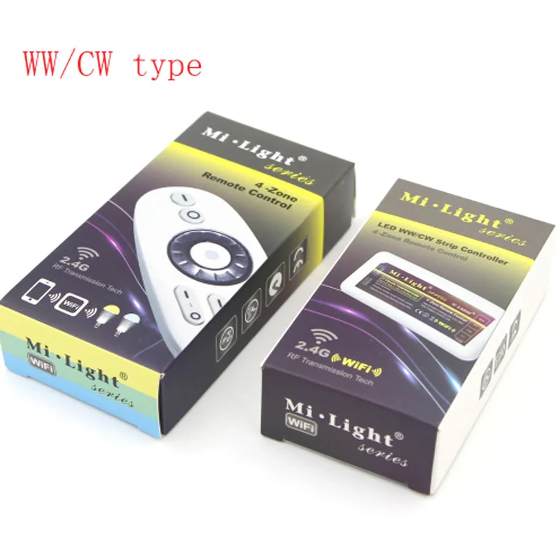 100% Оригинальный Mi Light DC12V 24V 2 4G регулировка яркости светодиодный диммер RF пульт