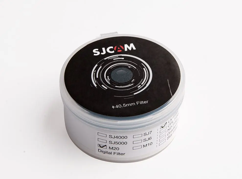 SJCAM M20 УФ-фильтр 40,5 мм оптическое стекло MC UV аксессуары с защитной крышкой для M20 серии Air Спортивная Экшн-камера